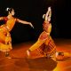 An image of a girl with Bharatanatyam pose